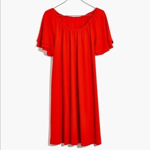 Madewell Tiered Sleeve Mini Dress Medium